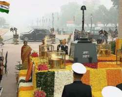 Indian Flag is hosted at the place on Republic Day before starting celebrations. 
